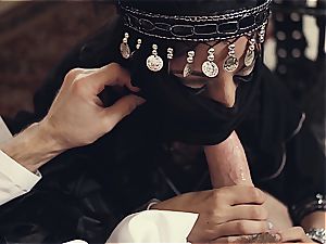 Arab wifey punished by mischievous spouse