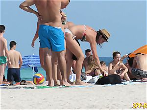 nasty fledgling large titties teens hidden cam Beach vid