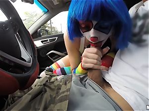 manmeat lovinТ clown Mikayla Mico fuckin' in public